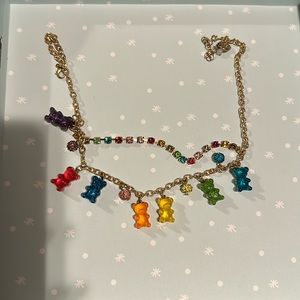 Betsy Johnson Teddy Bear Necklace
